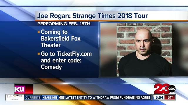 Joe Rogan comes to Bakersfield, Fox Theater
