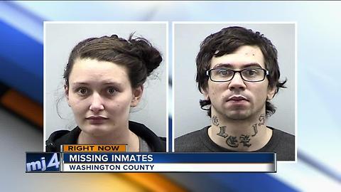 Law enforcement in Washington County searching for 2 inmates