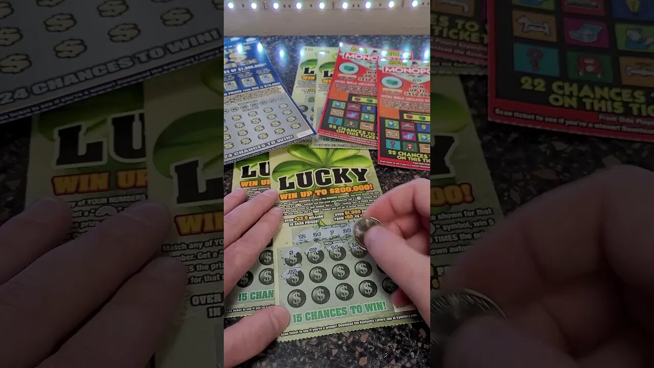 Winning BIG on Lucky Lottery Ticket Scratch Off!