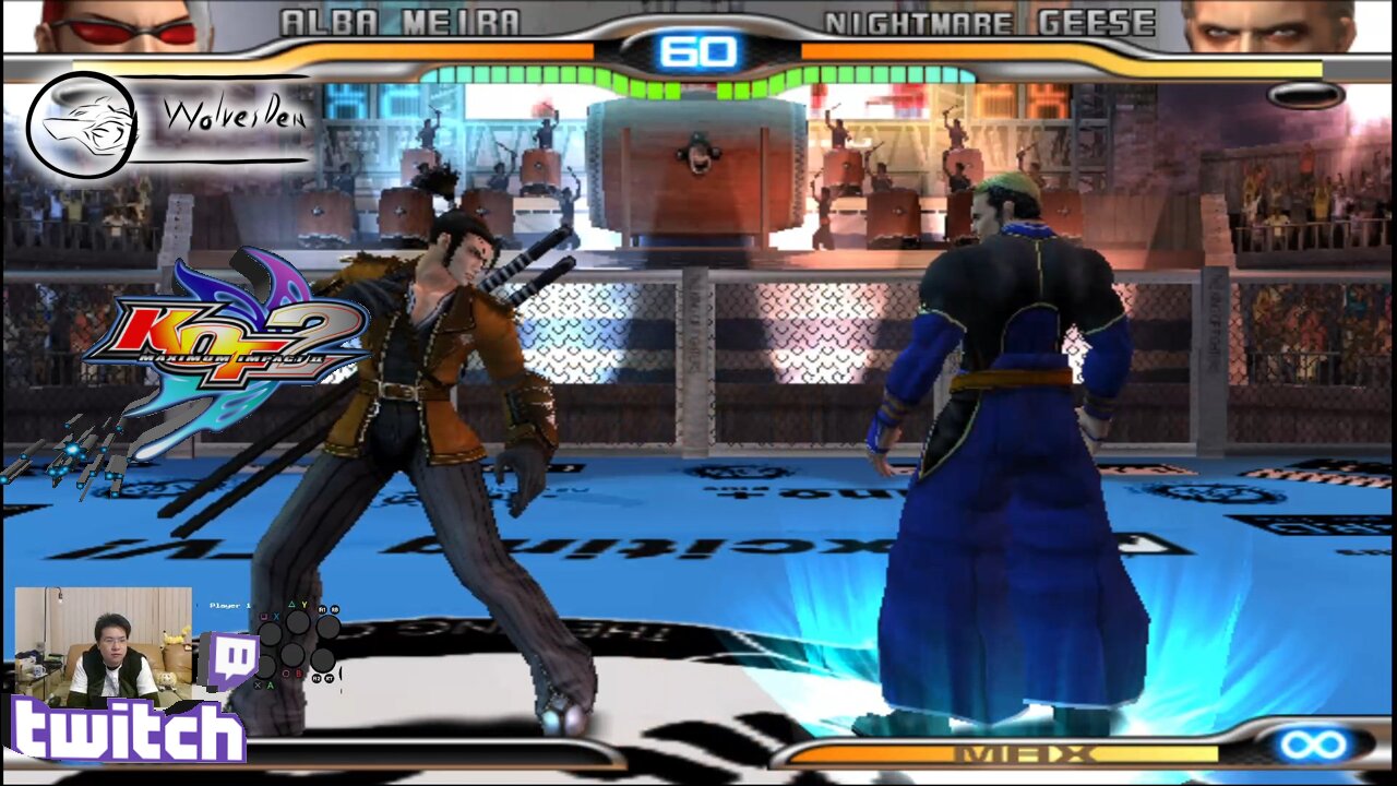 (PS2) KOF Maximum Impact 2 - 25 - Hard Challenge - Level 10-2 - That you Geese?