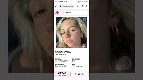 HAPPY 19 BIRTHDAY SADIE CROWELL