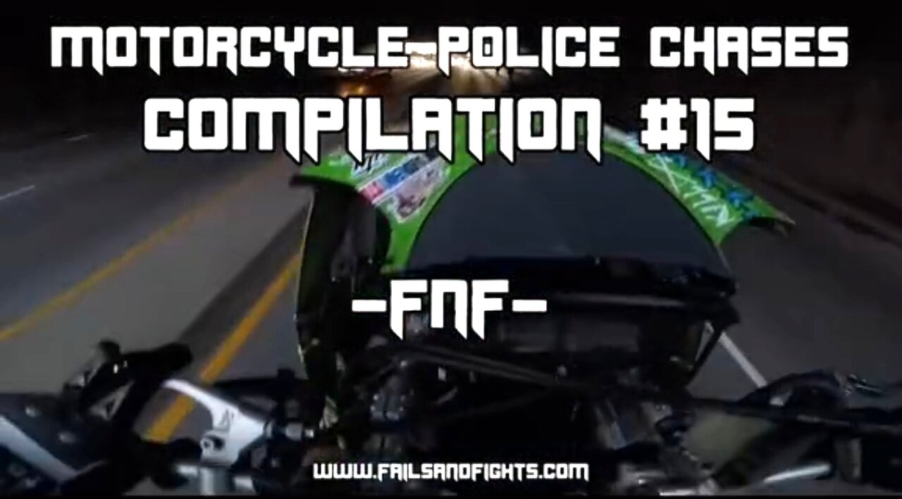 THRILLING MOTORCYCLE POLICE CHASES - HIGH SPEED ESCAPES & INTENSE CLOSE CALLS 😲