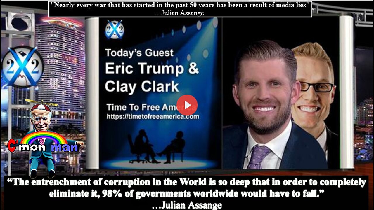 Eric Trump/Clay Clark - DJT Is Fighting For The People & Winning, We Are Witnessing The Art Of War