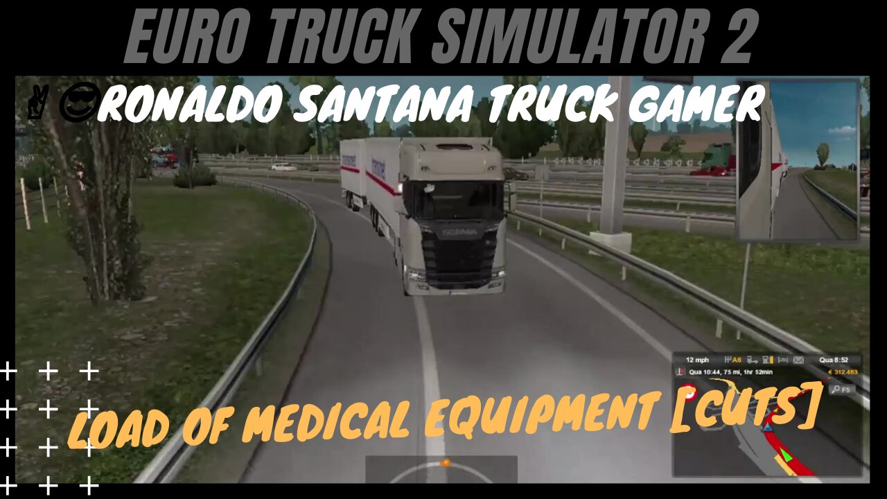 ✌️😎RONALDO SANTANA TRUCK GAMER🚚 Load of MEDICAL EQUIPMENT [cuts]