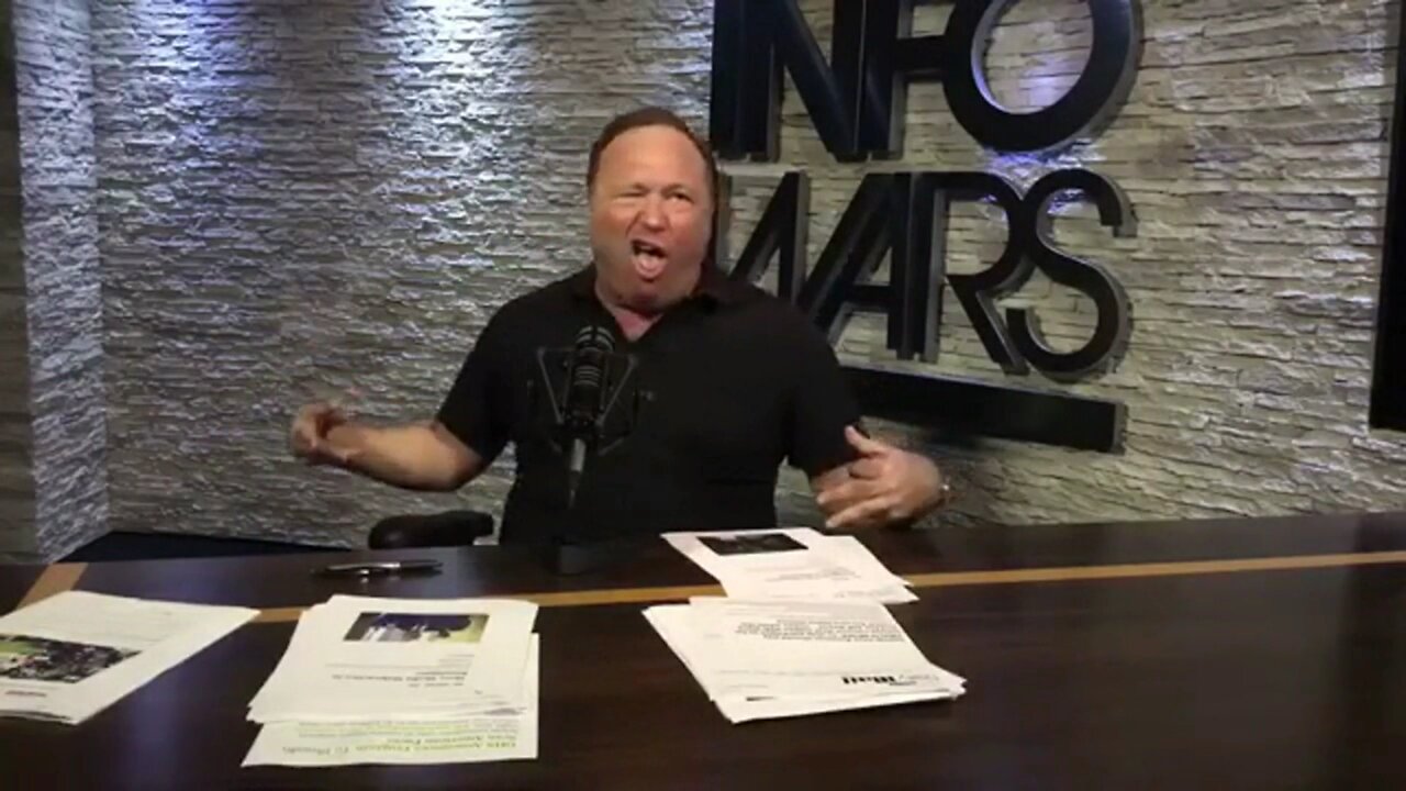 Alex Jones Impersonates Cenk Uygur (2018)