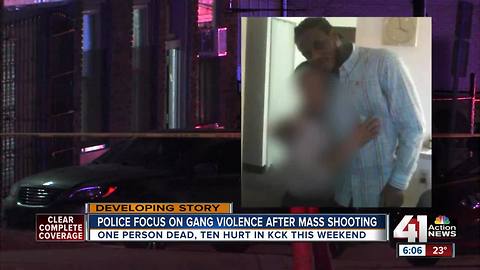 Police focus on gang violence after mass shooting