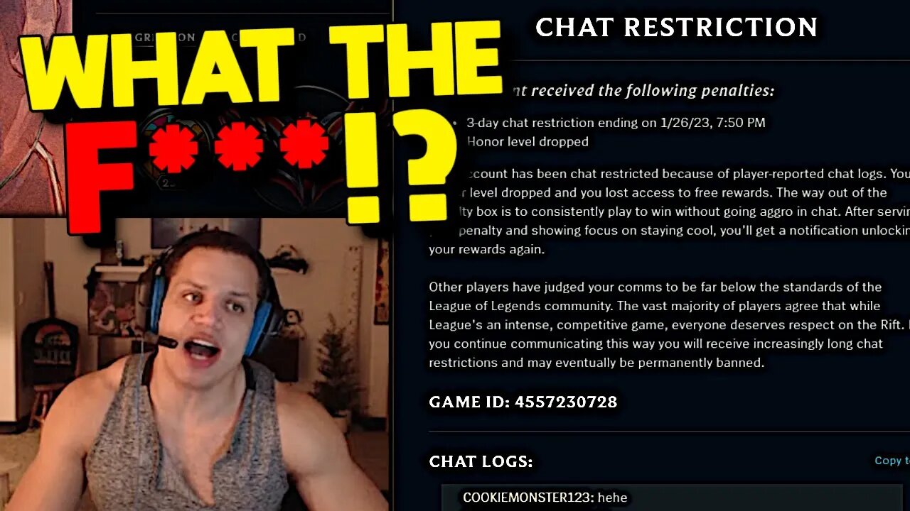 Tyler1 Gets CHAT RESTRICTED