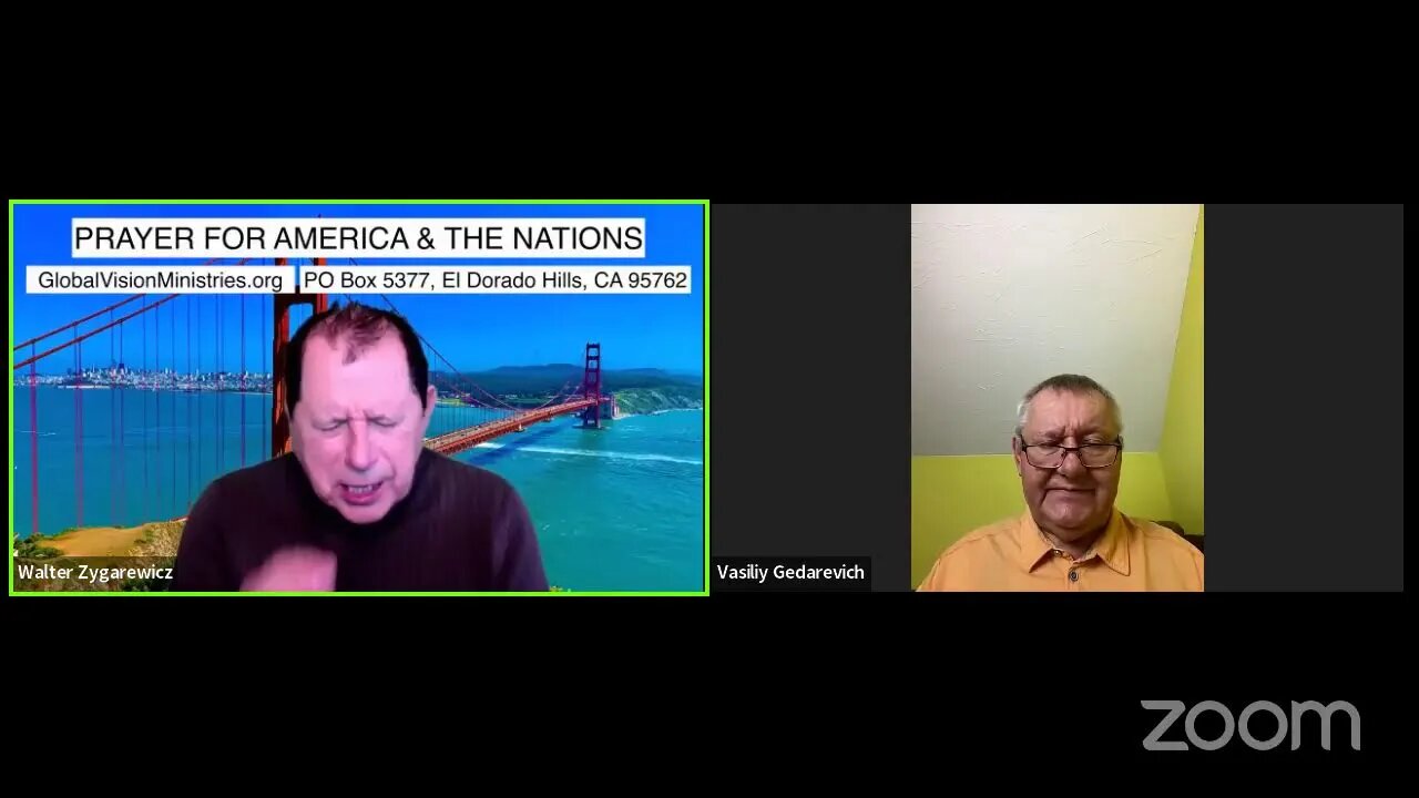 Prayer for America, Ukraine, Nations and Needs with Walter Zygarewicz