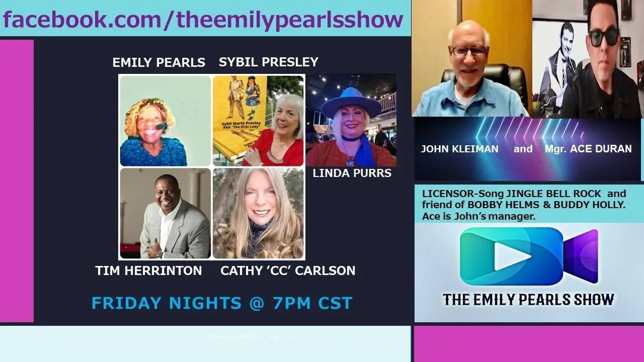 THE EMILY PEARLS 'LIVE' TELEVISION SHOW