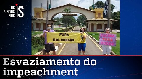 Protestos pelo impeachment de Bolsonaro naufragam