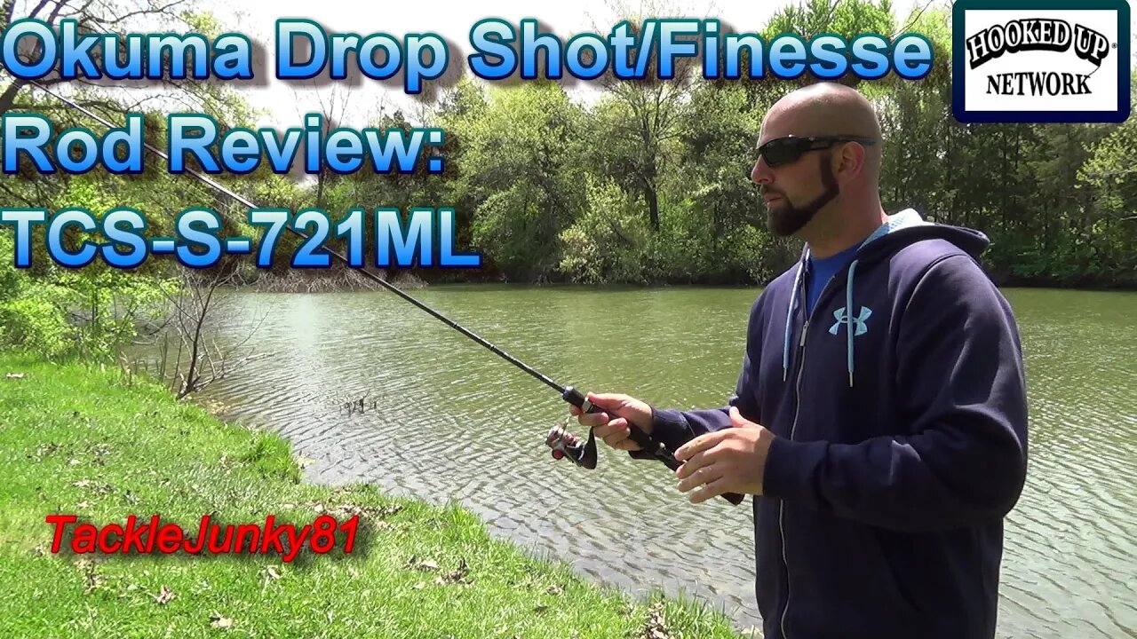 Okuma TCS-S-721ML Drop Shot/Finesse Rod Review (TackleJunky81)