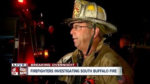 Firefighters investigating overnight South Buffalo fire