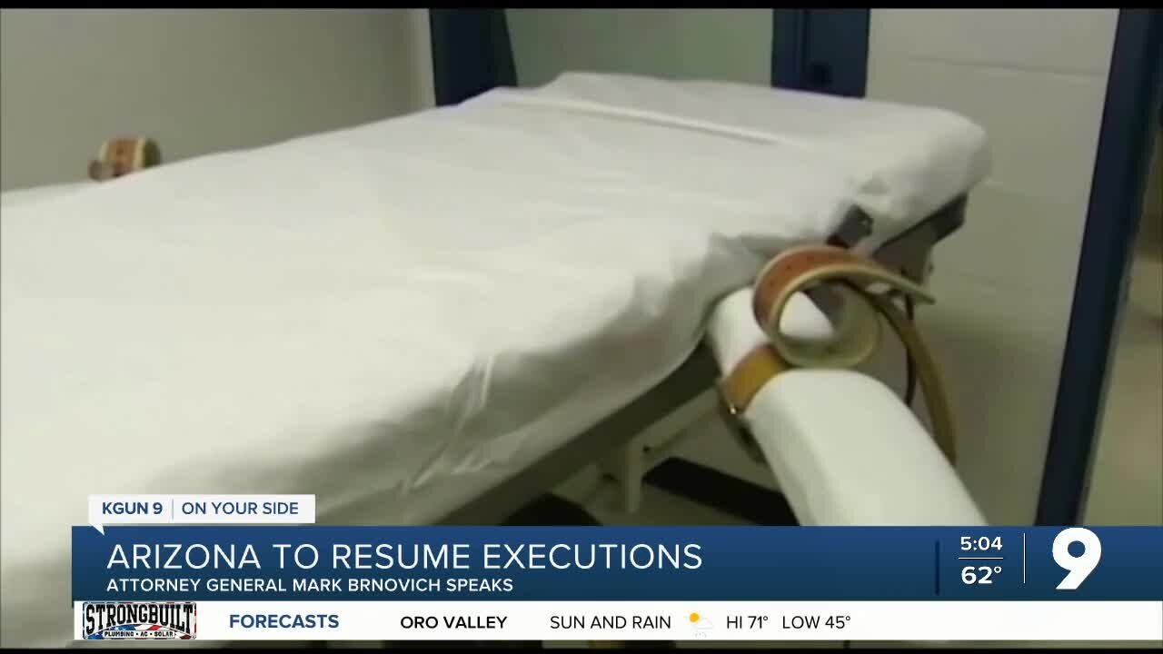 AZ Attorney General oversees return to executions