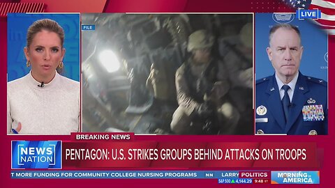 US strike response unrelated to Israel-Hamas conflict: Gen. Patrick Ryder | Morning in America