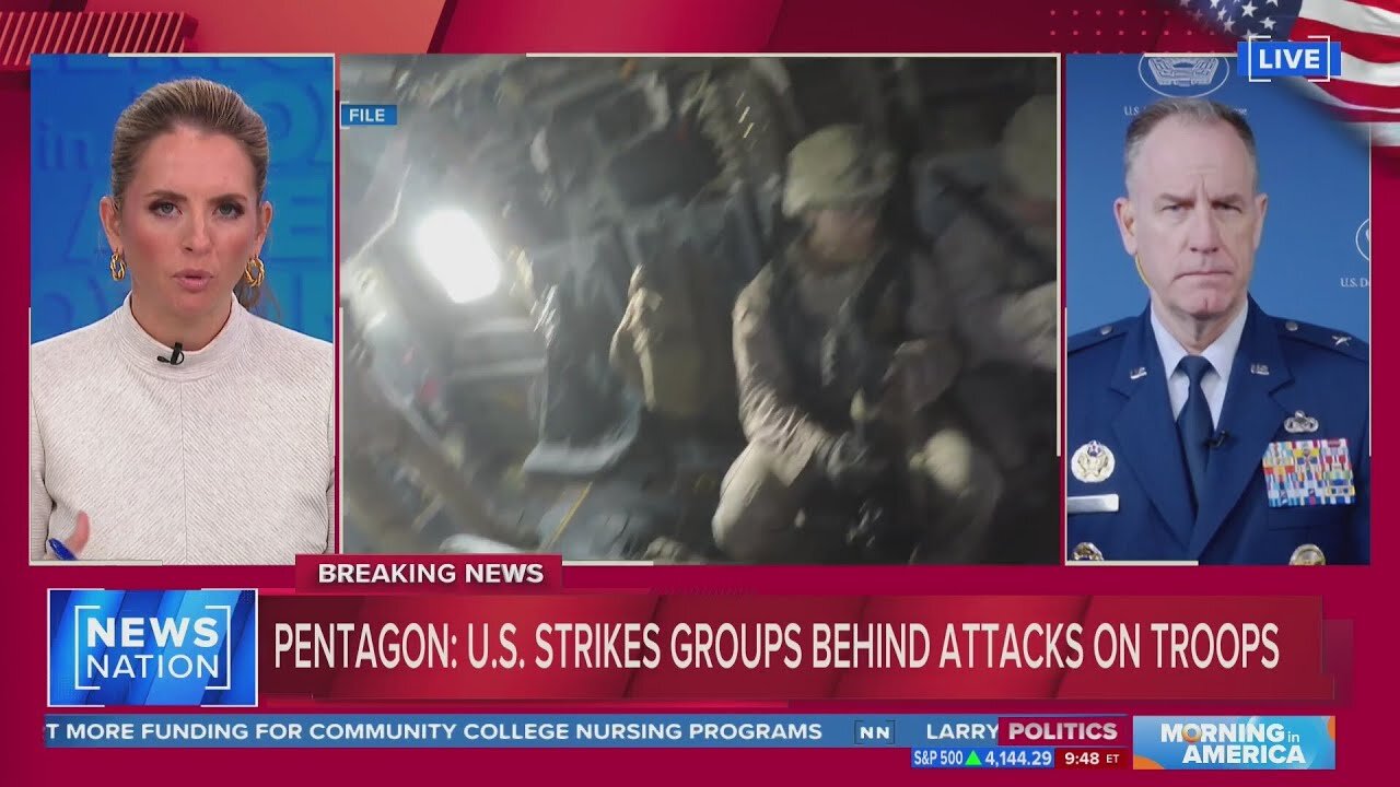 US strike response unrelated to Israel-Hamas conflict: Gen. Patrick Ryder | Morning in America