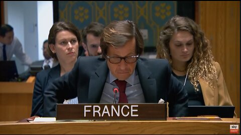 France's rep. to the UN, Nicolas de Riviere: Russia CAN NOT, and MUST NOT win this conflict