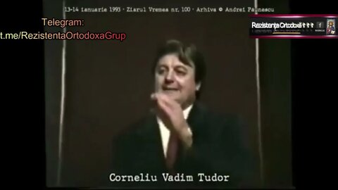 Vadim Tudor ne-a vorbit de foarte mult timp despre oculta mondiala.