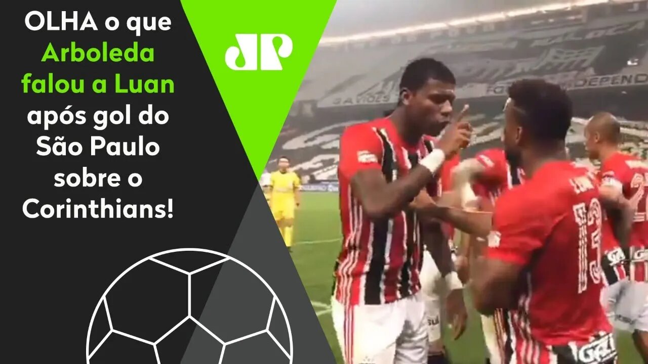 QUE FO**! OLHA a conversa que foi FLAGRADA na comemoração do São Paulo após gol no Corinthians!