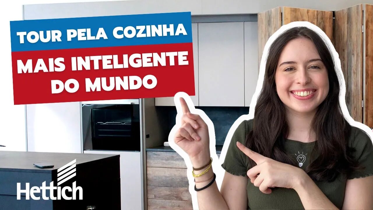Tour pela cozinha mais inteligente e moderna do mundo! | Hettich + GD