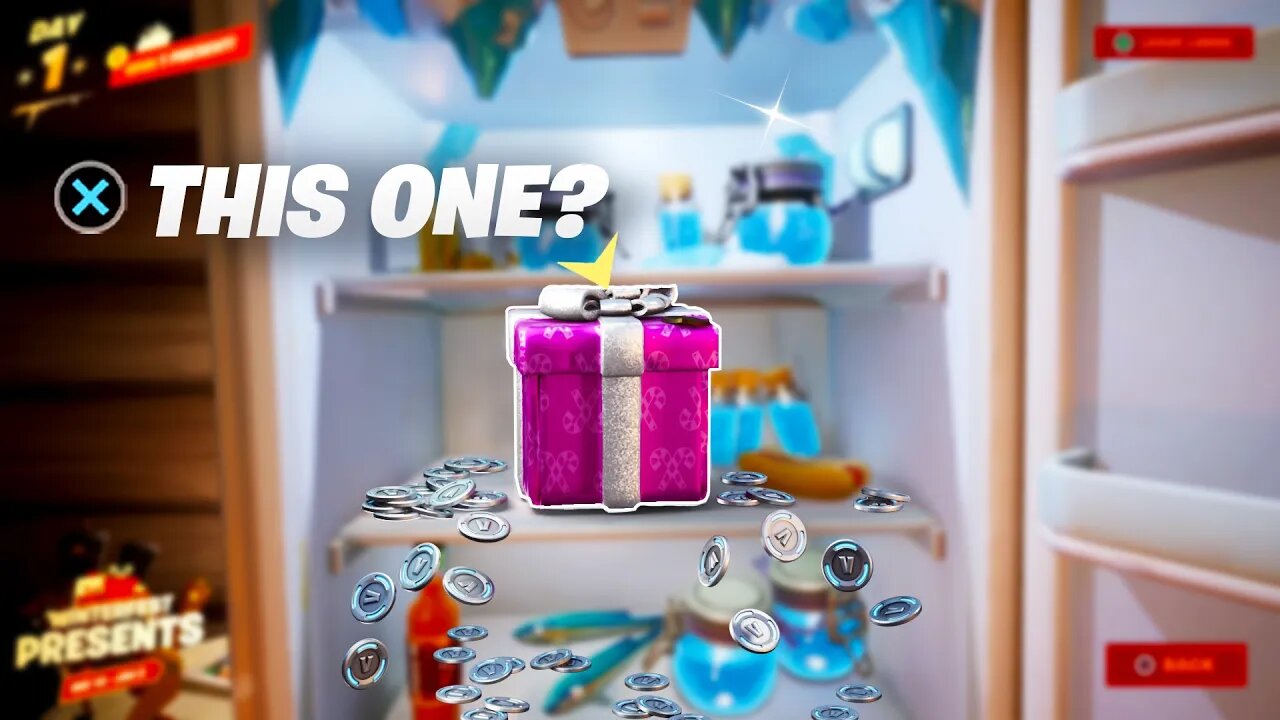 5 SECRET PRESENTS in Fortnite WINTERFEST!