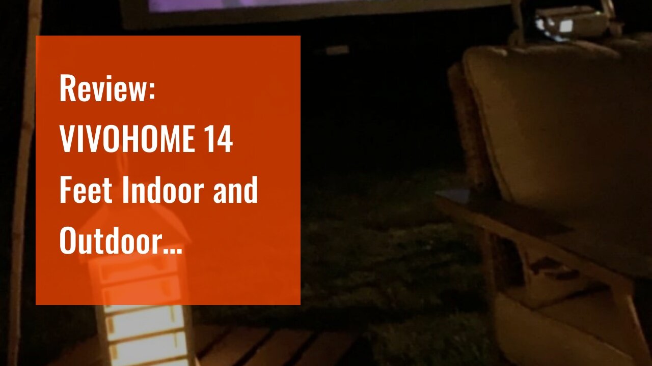 Review: VIVOHOME 14 Feet Indoor and Outdoor Inflatable Blow up Mega Movie Projector Screen with...