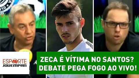 ZECA é VÍTIMA no Santos? Debate PEGA FOGO ao vivo!