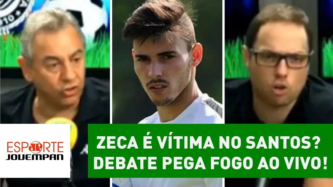 ZECA é VÍTIMA no Santos? Debate PEGA FOGO ao vivo!