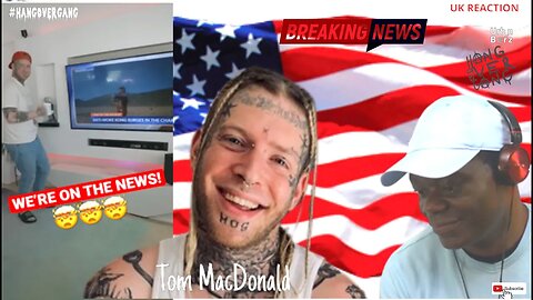 😊😊 Urb’n Barz reacts to Tom MacDonald – Holy Crap We’re On The News! END OF THE WORLD