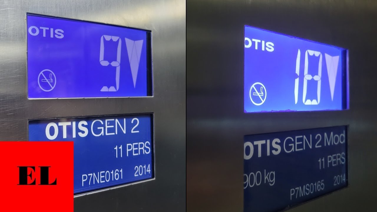 Mixed European Otis Gen2 Traction Elevators - Riu Palace Tower (Noord, Aruba)