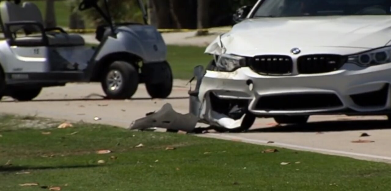Man injured in golf cart crash on Palm Beach dies at hospital