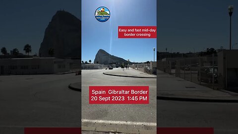 Spain Gibraltar Border 20 Sept 2023