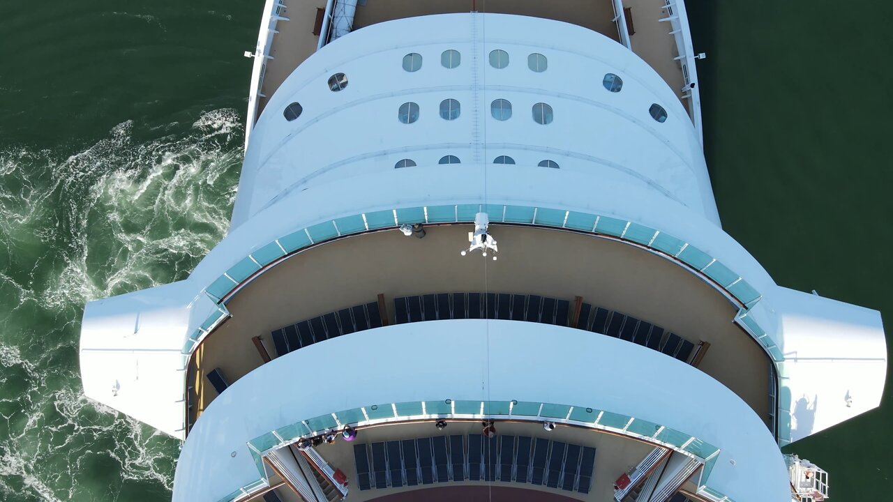 Jewel of the seas birds eye view