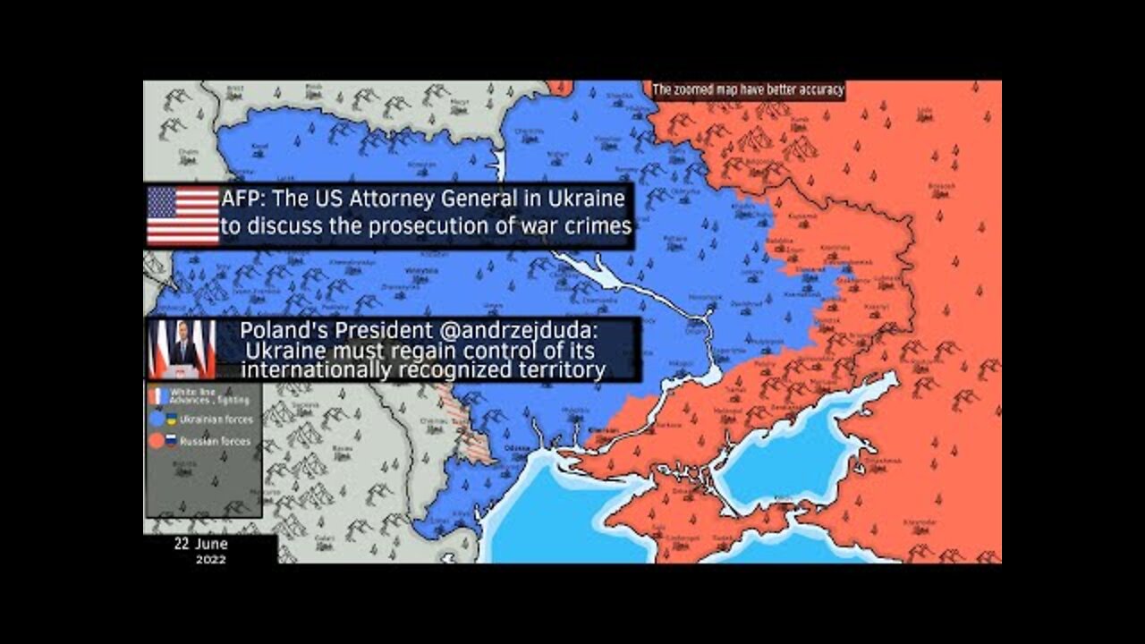 Russian invasion of Ukraine [22 Jun 2022] 'Today'