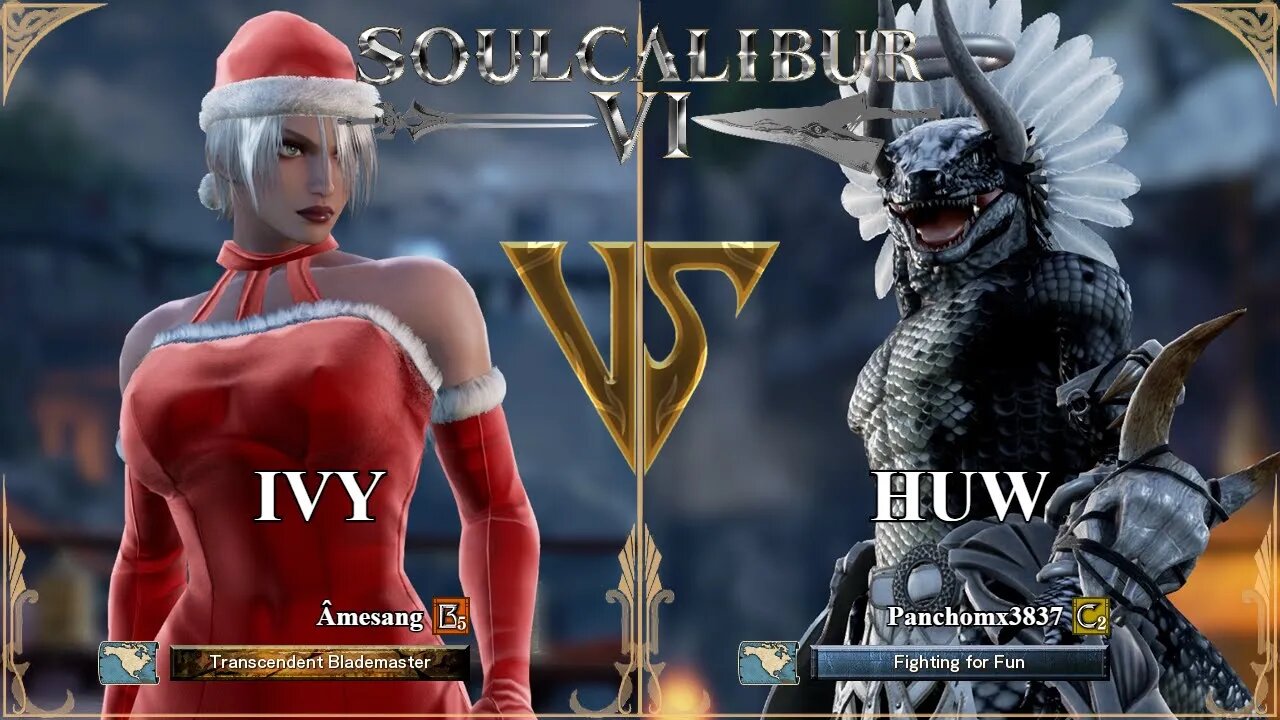 SoulCalibur VI — Amesang (Ivy) VS Panchomx3837 (Huw) | Xbox Series X Ranked