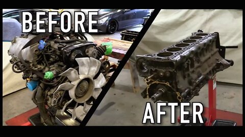 Disassembling the 240SX's New Engine! The RB Fun Begins!