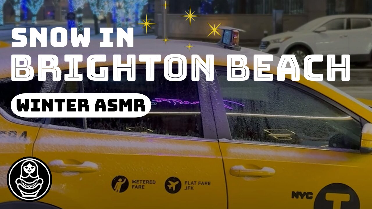 Immersive Winter ASMR in Brighton Beach: A Snowscape Journey