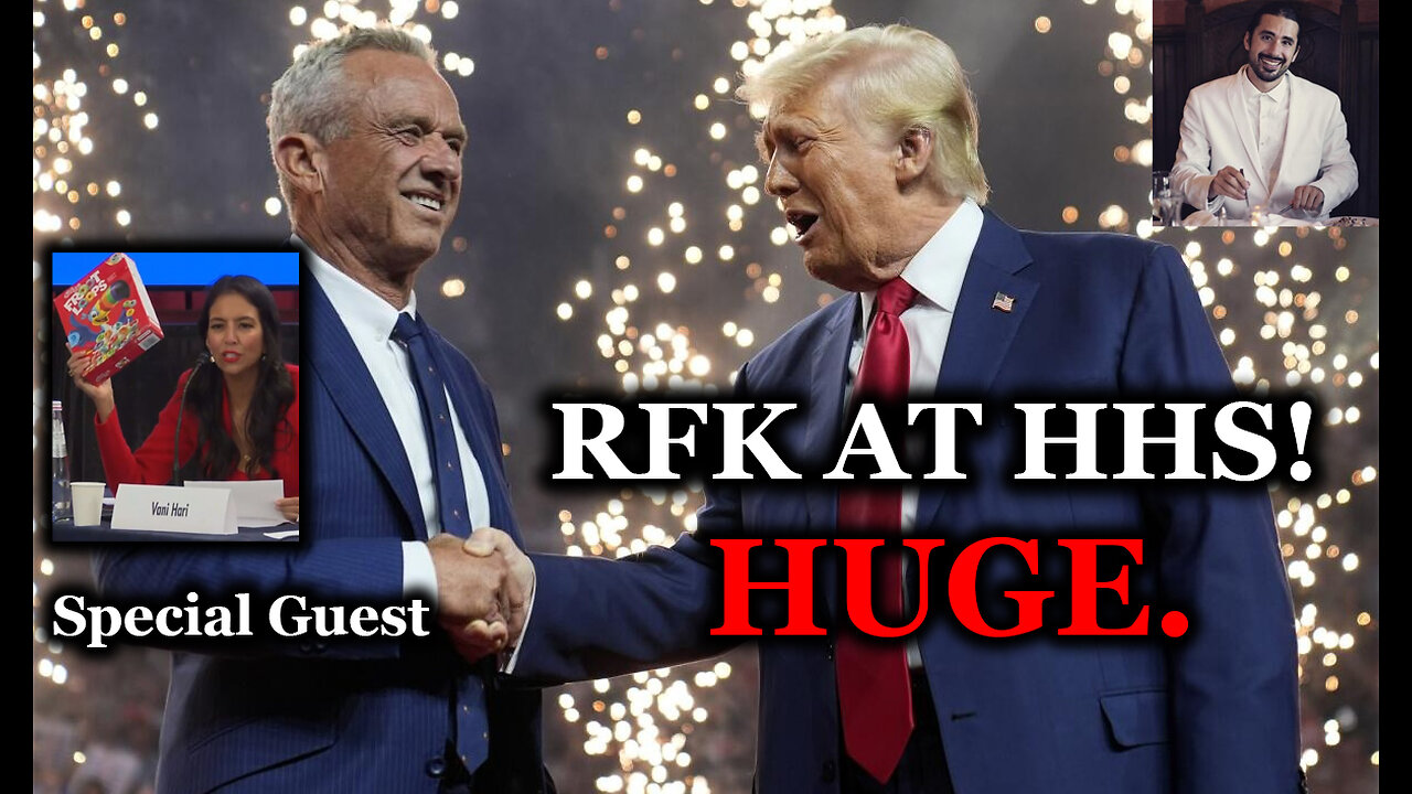 Trump Picks RFK Jr. To Run HHS Above FDA, CDC & NIH! Huge! Special Guest: The Food Babe.