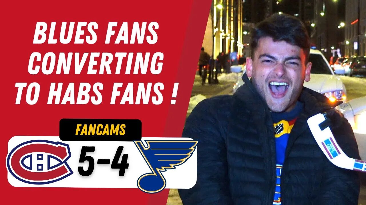 BLUES FANS CONVERTING TO HABS FANS ! | MTL 5-4 STL