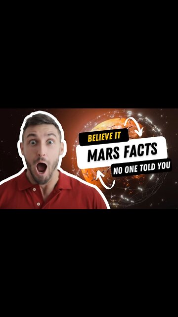 I GUARANTEE you didn't know this fact about Mars.😱✴👽#shorts #mars