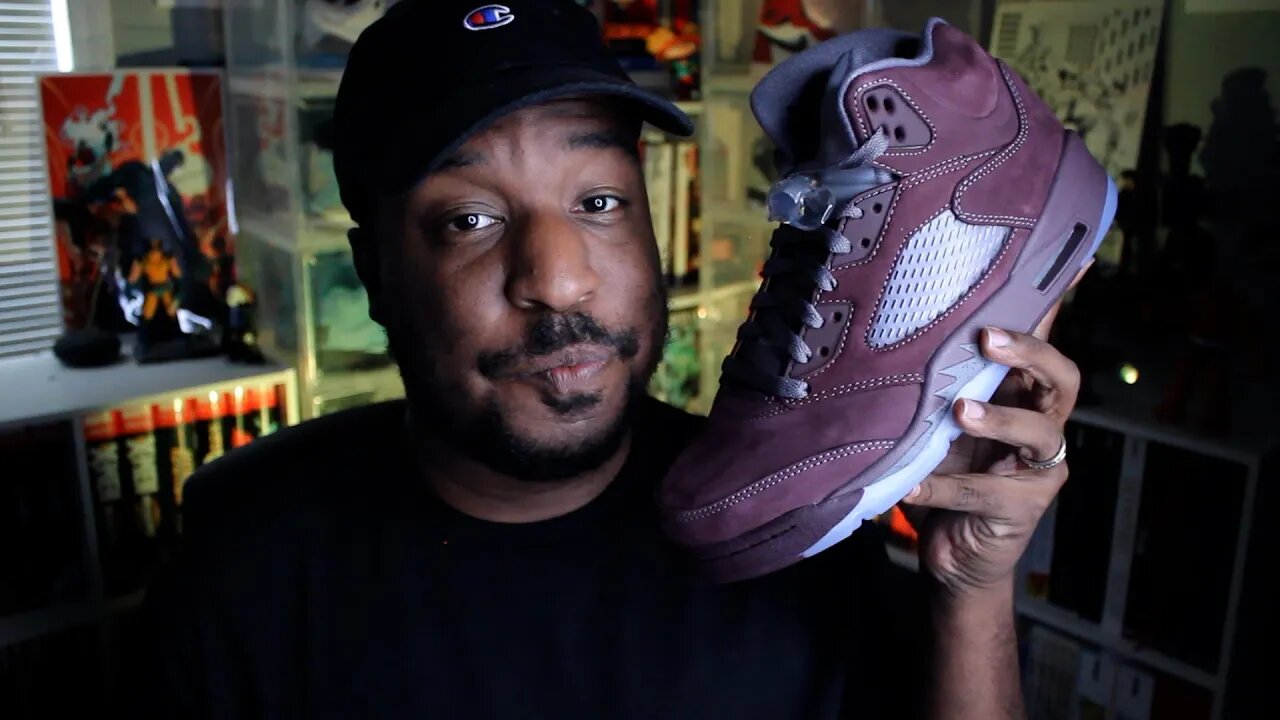 EARLY LOOK: Air Jordan 5 'Burgundy' (2023) | SUPER BUTTERY!