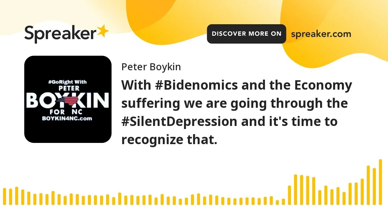 With #Bidenomics and the Economy suffering we are going through the #SilentDepression and it's time