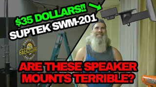 A Quick Install and Review of the Suptek SWM-201 Speaker Wall Mounts