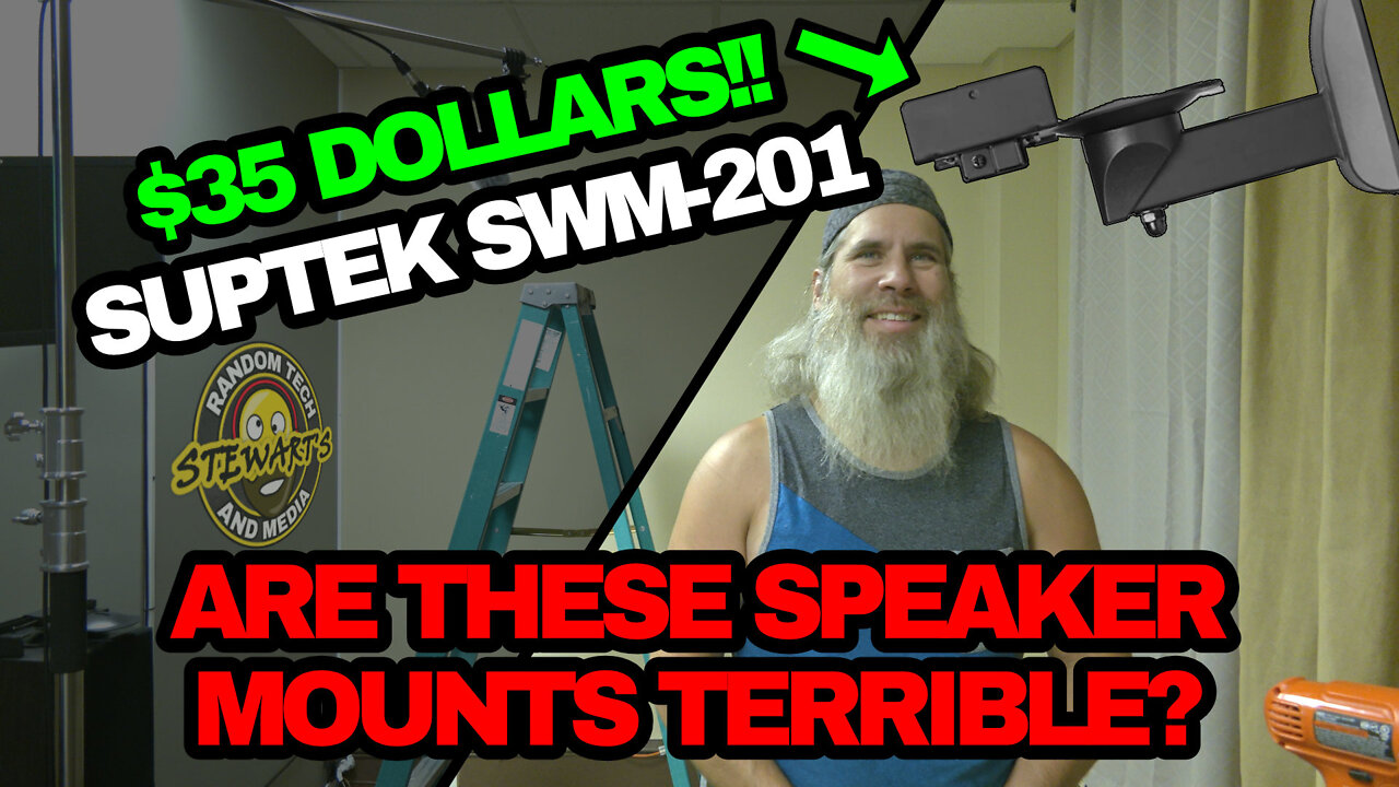 A Quick Install and Review of the Suptek SWM-201 Speaker Wall Mounts