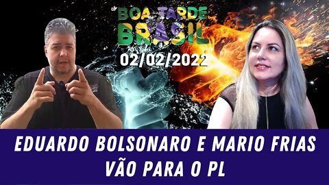 Eduardo Bolsonaro e Mario Frias vão para o PL - 02/02/2022