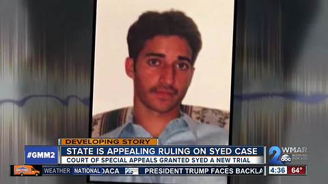 Adnan Syed case: State asks Court of Appeals to reverse March ruling