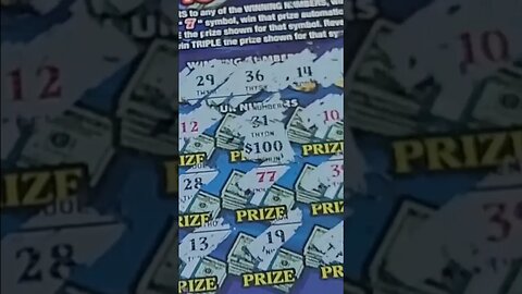 HUGE WINNING Lottery Ticket Scratch Off! #Lottery #shorts