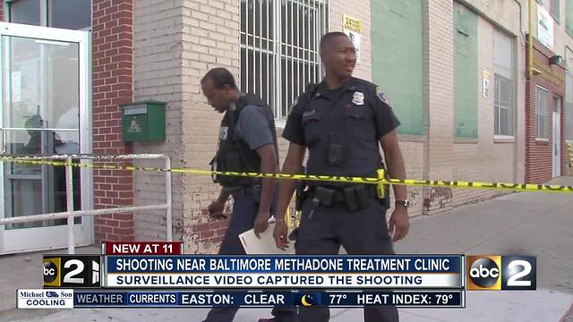 Shooting near Baltimore methadone clinic