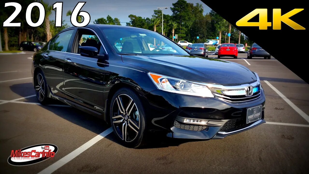 2016 Honda Accord Sport - Ultimate In-Depth Look in 4K