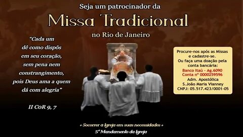 XVII Domingo depois de Pentecostes - 02/10/2021 Missa das 8:00