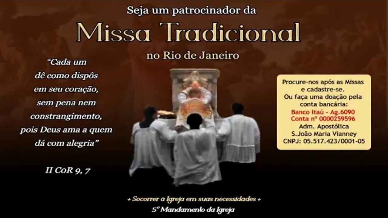 XVII Domingo depois de Pentecostes - 02/10/2021 Missa das 8:00